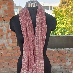 Very Traditional Hand Made Block Printed Dupatta Women Wear <b>Head</b> <b>Cover</b> Temple Wear Dupatta Wholesale Low Price Are Dupatta - Product Image 1