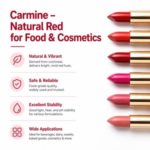 Estratto di Cocciniglia in Polvere, Grado Alimentare/Cosmetico, Colorante Rosso Naturale E120, Polvere di Carminio per Bevande, Alimenti e Rossetti - Product Image 4