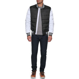 Blouson d'hiver matelassé pour homme, élégant, confortable, moderne, tendance, col montant, à capuche, rembourrage épais en coton, 2026 - Product Image 3