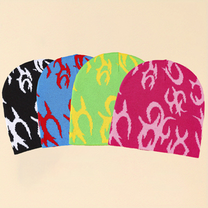 Gorros de Punto con Diseño de Calavera Personalizados al por Mayor, Gorras de Calle con Estampado Gráfico, Gorro Skully Y2k Jacquard 100% Acrílico Transpirable e Impermeable - Product Image 2