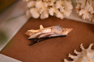 Moda Natural Seashell Hair Stick Estilo moderno Mujeres/Beach Hair Stick de Vietnam - Product Image 5