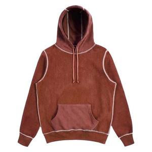 Sweat à capuche surdimensionné en molleton brossé pour homme, vêtement en coton avec couture contrastante, vente en gros, service OEM - Product Image 6