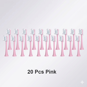 20 Pack Bulk Replacement Toothbrush Heads Generic for Oral Bs Round Brush Head Refills Wholesale OEM Customized Factory - Product Image 1
