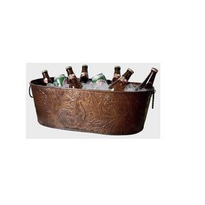 Seau à vin moderne de luxe en acier inoxydable avec poignées en corde durables, écologique, portable et personnalisable pour les événements à domicile - Product Image 3