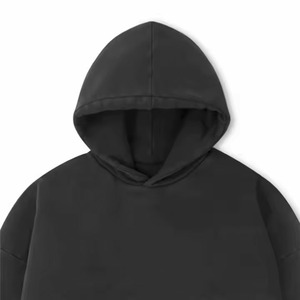 เสื้อมีฮู้ดสำหรับผู้ชายทรงหลวมใส่ได้ทั้งชายและหญิงทรงหลวม500 GSM แนวสตรีทสูง - Product Image 2