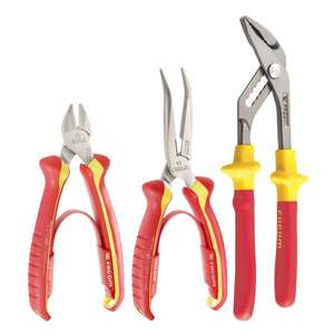 Facom 1,000 Volt <b>Set</b> of 3 <b>Pliers</b> - Product Image 1