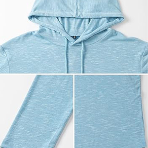 เสื้อฮู้ดแขนยาวแบบสวมหัวสำหรับผู้ชายเสื้อสเวตเชิ้ตมีฮู้ดแบบมีกระเป๋า Kange คุณภาพสูง - Product Image 6