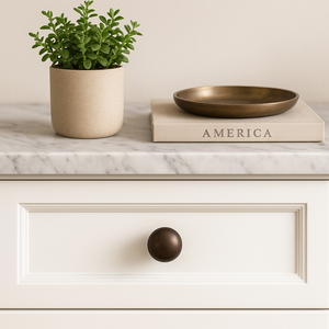 Tirador de Pomo de Hongo Contemporáneo de Aleación de Zinc Ecológico y Duradero, Fácil Instalación para Gabinetes y Cajones - Product Image 5