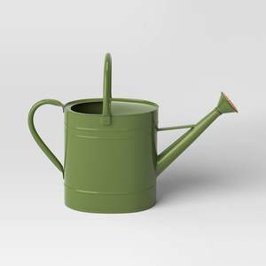 Bote de agua de metal altamente duradero con diseño clásico antiguo perfecto para decoración de jardín rústico y uso de riego diario - Product Image 1