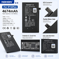 Batterie de remplacement pour téléphone portable iPhone 16 Plus 4674mAh, batterie Li-ion haute capacité, vente en gros, pièces de rechange pour réparation de téléphone OEM