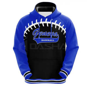 OEM Service Custom Logo Baseball & Softball <b>Hoodies</b> Breathable Long Sleeves with Plus Size Option Price - Product Image 5