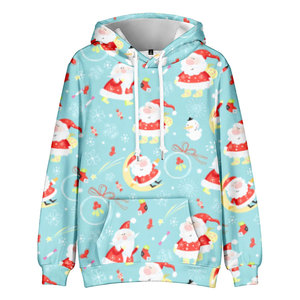 Adultos Ropa de invierno Hombres Thermal Pullover Hoodies Calidad superior Hecho Diseño personalizado Hombres Pullover Sudaderas CON CAPUCHA DE Navidad - Product Image 1