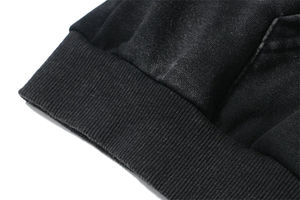 Ropa de calle Boxy Fit, chándal con estampado de pantalla en lavado ácido Sunfaded con diseño acampanado ZipUp, tejido de talla grande pesado - Product Image 6