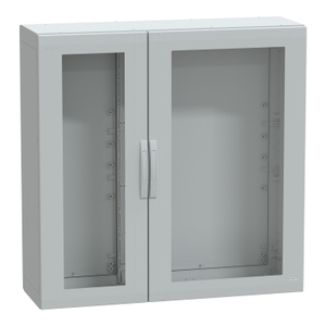Armadio Elettronico da Pavimento SCHNEIDER ELECTRIC NSYPLA12124TG con Porta Vetrata Completamente Sigillata - Product Image 1