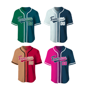 Camiseta de béisbol personalizable más vendida Bajo MOQ Tela transpirable Equipo libre Marca Impreso Technics - Product Image 3