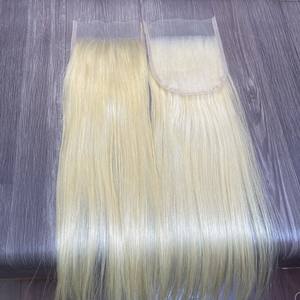 COULEUR CHAUDE!! Fournisseur suisse super fin HD transparent Lace Frontal Extensions de cheveux blonds pour perruques de cheveux humains - Product Image 3