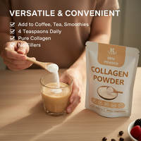 Collagène Multi-Composants Kangherb OEM/ODM avec Biotine et Vitamine C, Poudre de Collagène pour Adultes