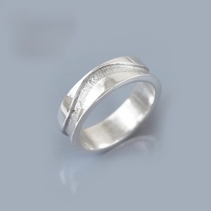 925 Sterling Silver Curved Channel Band Ring for Cremation Ashes Breastmilk Memorial <b>Keepsake</b> 6mm Wide Jewelry Unisex Gift Ring - Product Image 1