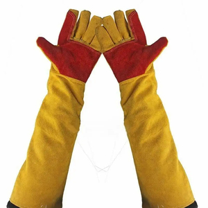Customized Comfort Safety Leather <b>Gloves</b> Plain for Casual Party Sports for Construction Mechanic Driving Daily Life Pakistan - Product Image 1