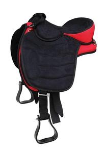 Sillín de caballo sintético de primera calidad, sillín de carrera de montaje completo sin árboles - Product Image 2