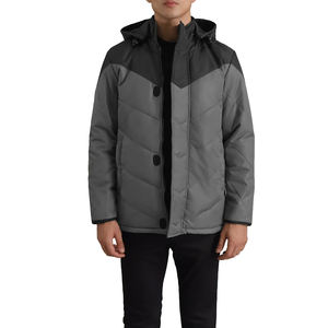 Doudounes matelassées pour hommes, avec logo personnalisé, manteau à bulles matelassé, épais, hiver, chaud, surdimensionné, mode, décontracté, extérieur, imperméable - Product Image 1