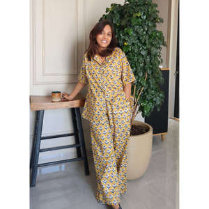Conjunto de Salón Spring Peony con Tela Suave Tejida a Juego - Product Image 3