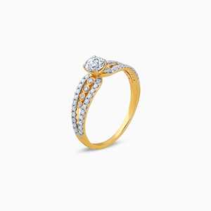 Splendide bague solitaire en or et diamant par GIVA Heer Collection - Product Image 3