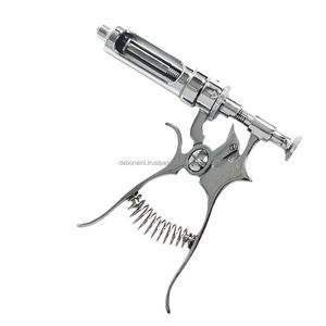 Jeringa Veterinaria de Acero Inoxidable, Inyector Continuo de 30, 50 y 100 cc, Certificación CE, Manual, Garantía de 3 Años, Quirúrgica - Product Image 5