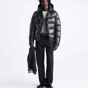 Personalizado elegante calidad Stand Collar High Street Puffer Bomber Chaquetas Invierno Ropa Casual Acolchado Precios Bajos - Product Image 5