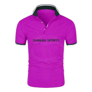 Polos suaves de poliéster/algodón de piqué informal con logotipo personalizado y logotipo bordado para hombre - Product Image 1