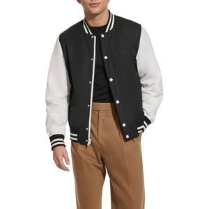 Veste de maillot de baseball personnalisée de haute qualité pour hommes Taille jeunesse avec maillot empilé CollegeBaseballjacket pour hommes Expédition DDP - Product Image 1