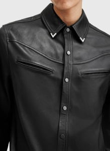 แจ็กเก็ตหนังสำหรับผู้ชายเสื้อแจ็คเก็ตหนังกันลม - Product Image 3