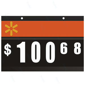 Hookei cửa hàng sản phẩm hiển thị kỹ thuật số lật biểu đồ siêu thị giá đăng Board - Product Image 6