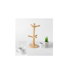 New Design <b>Mug</b> Holder <b>Tree</b> Hot Selling Wood Coffee <b>Mug</b> Holder <b>Tree</b> Stand Set Cup Holder Handicraft Product - Product Image 2