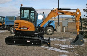 Miniexcavadora SY50U 2022 con Motor Laidong e Hidráulica Eaton, Caja de Cambios/Bomba/Motor de Alta Eficiencia, 1 Año de Garantía en Oferta - Product Image 2