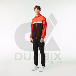 Ensemble de survêtement zippé à manches longues pour hommes pour la course à pied et le sport, survêtement nouveau style personnalisé de haute qualité pour hommes, vente en gros - Product Image 1