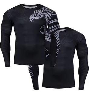 2025 Offre Spéciale personnalisé Rash Guard fabricant usine hommes Sublimation imprimé Rash Guard Gym Rashguard - Product Image 3