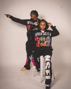 Custom Rhinestone Graphic Print 2 Piece <b>Tracksuit</b> for Men Customize Color Flared Sweatpants Zipper Hoodie and Jogger Set For Men - Product Image 5