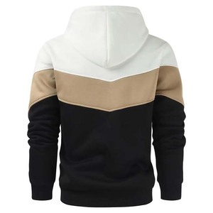 Jersey de manga larga con diseño personalizado OEM de colores de contraste, nuevo estilo de moda, ropa de invierno para hombre, sudaderas con capucha, sudaderas básicas - Product Image 6