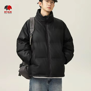 Veste d'hiver matelassée personnalisée de qualité supérieure avec tissu respirant, design OEM, veste légère et isolée pour homme - Product Image 5