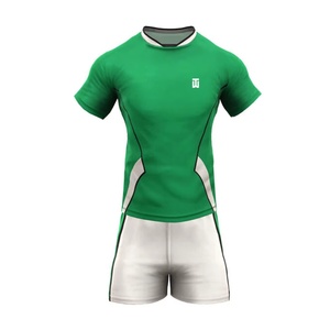 Conjunto de Camiseta de Rugby Personalizada para Hombre, Uniforme de Fútbol Transpirable de Poliéster-Spandex con Impresión Digital y Bordado 3D - Product Image 1