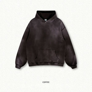 Sudaderas con Capucha y Camisetas de Alta Calidad con Lavado Ácido, Moda para Parejas, Marca de Moda, Ajuste Holgado, Hombros Caídos - Product Image 3