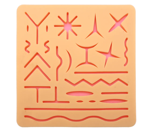 Almohadilla de Práctica de Sutura Manual Reutilizable de Alta Calidad que Reproduce con Precisión la Estructura Anatómica del Tejido Humano para Estudiantes de Medicina - Product Image 1