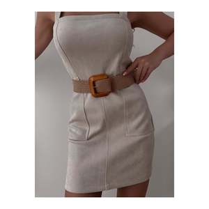 Ceinture élastique tressée à boucle pour femme, ceinture de veste, ceinture de chemise, ceinture de robe - Wicker - Product Image 4