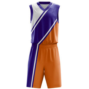 Breathable Quick-drying Printed Short Sleeve Basketball Uniform Double-<b>sided</b> Vest with Custom Team Name - Product Image 1