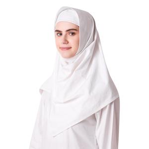 Hajna Modest - Túnica informal de algodón blanco con estampado de verano - Product Image 6