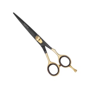 Coiffure couleur noir et or 6.0 "ciseaux de barbier professionnels à vendre - Product Image 1