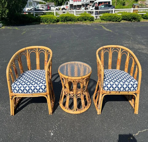 ชุดโซฟาไม้ไผ่2คนสำหรับห้องนั่งเล่นพร้อมเบาะใช้ที่ลานเลานจ์บ้านโรงแรมงานเลี้ยง - Product Image 4