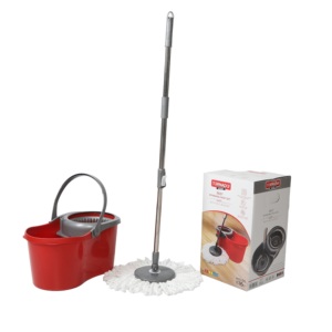 Juego de fregona de microfibra de alta calidad, producto de limpieza al por mayor, el mejor precio, Color Rojo - Product Image 1