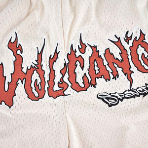 Pantalones Cortos Deportivos de Malla Personalizados de Alta Calidad para Hombre, 150G, Doble Capa, Verano, Negros, para Playa, Baloncesto, Estilo Urbano - Product Image 2